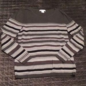 Liz Claiborne striped sweater